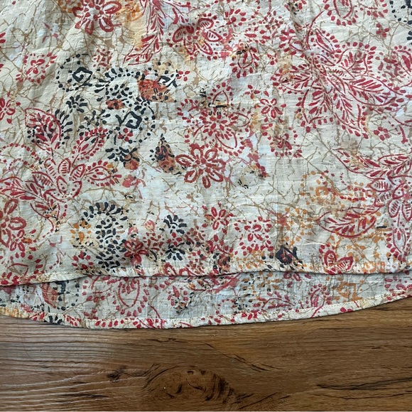 2X floral blouse beautiful top - Picture 7 of 11